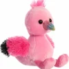 Little Fairy the Stuffed Pink Flamingo Mini Flopsie by Aurora
