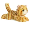 Little Ginger the Stuffed Orange Tabby Cat Mini Flopsie by Aurora