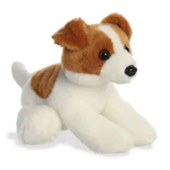 Little Jackie the Stuffed Jack Russell Terrier Mini Flopsie by Aurora