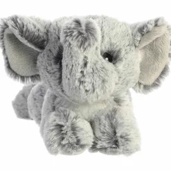 Little Leroy the Stuffed Elephant Mini Flopsie by Aurora