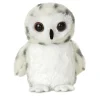 Little Powder the Stuffed Snowy Owl Mini Flopsie by Aurora