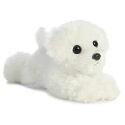 Little Snowball the Stuffed Bichon Frise Mini Flopsie by Aurora
