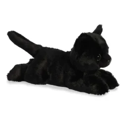 Little Twilight the Stuffed Black Cat Mini Flopsie by Aurora