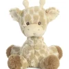 Loppy the Baby Safe Plush Giraffe Rattle by Ebba