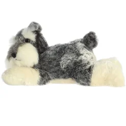 Ludwig the Stuffed Schnauzer Dog by Aurora