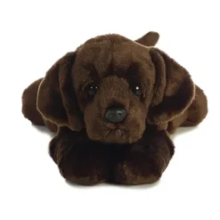 Max the Stuffed Chocolate Lab Flopsie by Aurora