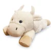 Microwavable Weighted and Scented Cream Buffalo Stuffed Animal by Warmies