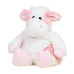 Microwavable Weighted and Scented Strawberry Cow Stuffed Animal by Warmies
