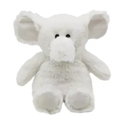 Microwavable Weighted and Scented White Elephant Stuffed Animal by Warmies