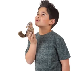 Mini Coyote Finger Puppet by Folkmanis Puppets