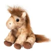 Mini Soft Dustie the 7 Inch Plush Tan Tipped Horse by Douglas