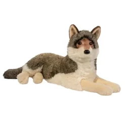 Montana the DLux Jumbo Stuffed Wolf by Douglas