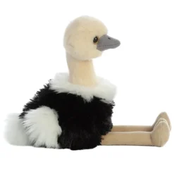Ozzi the Stuffed Ostrich Mini Flopsie by Aurora