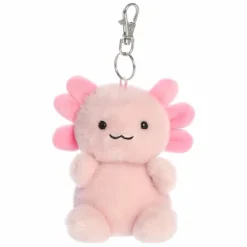 Palm Pals Clip-On 4 Inch Plush Ax Axolotl Bag Charm by Aurora
