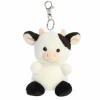 Palm Pals Clip-On 4 Inch Plush Sweetie Cow Bag Charm by Aurora