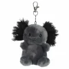 Palm Pals Clip-On 4 Inch Plush Onyx Axolotl Bag Charm by Aurora
