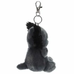 Palm Pals Clip-On 4 Inch Plush Onyx Axolotl Bag Charm by Aurora