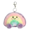 Palm Pals Clip-On 4 Inch Plush Vivi Rainbow Bag Charm by Aurora