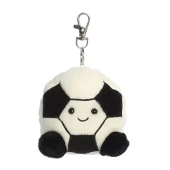 Palm Pals Clip-On 4 Inch Plush Striker Soccer Ball Bag Charm by Aurora