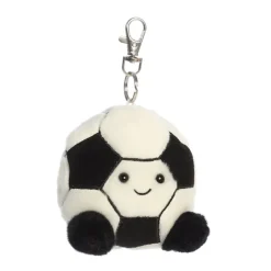 Palm Pals Clip-On 4 Inch Plush Striker Soccer Ball Bag Charm by Aurora