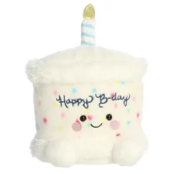 Party-Sized Palm Pals 8 Inch Plush Happy B-Day Cake by Aurora