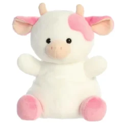 Party-Sized Palm Pals 13 Inch Plush Belle Strawberry Cow by Aurora