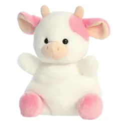 Party-Sized Palm Pals 8 Inch Plush Belle Strawberry Cow by Aurora