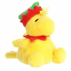 Peanuts Plush Woodstock with Elf Hat Palm Pals by Aurora