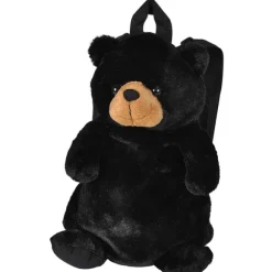 Plush Black Bear Backpack by Wild Republic