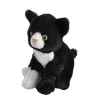 Pocketkins Eco-Friendly Small Plush Tuxedo Cat by Wild Republic