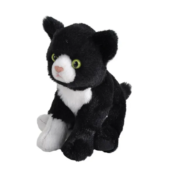 Pocketkins Eco-Friendly Small Plush Tuxedo Cat by Wild Republic