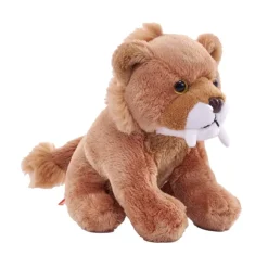 Pocketkins Eco-Friendly Small Plush Smilodon by Wild Republic