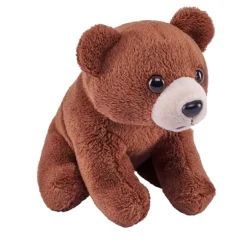 Pocketkins Eco-Friendly Small Plush Brown Bear by Wild Republic