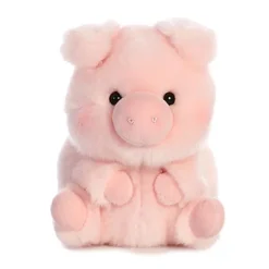 Prankster the Pig Stuffed Animal 5 Inch Rolly Pet by Aurora