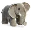 Realistic Stuffed African Elephant 12 Inch Miyoni Plush by Aurora