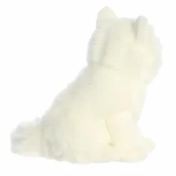 Realistic Stuffed Arctic Fox 10 Inch Miyoni Plush by Aurora