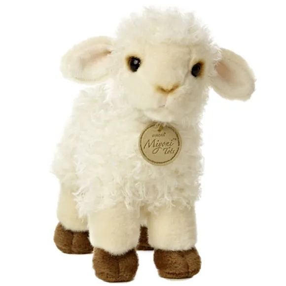 Realistic Stuffed Baby Sheep 7 Inch Plush Lamb by Aurora