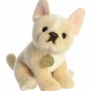 Realistic Stuffed French Bulldog Puppy 9 Inch Miyoni Plush by Aurora