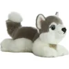 Realistic Stuffed Husky 8 Inch Miyoni Plush by Aurora