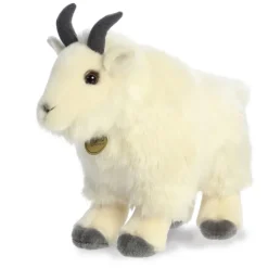 Realistic Stuffed Mountain Goat 10 Inch Miyoni Plush by Aurora