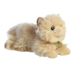 Realistic Stuffed Persian Cat 8.5 Inch Miyoni Plush by Aurora