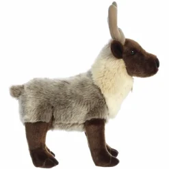 Realistic Stuffed Reindeer 14 Inch Miyoni Plush by Aurora