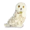 Realistic Stuffed Snowy Owl 15 Inch Miyoni Plush by Aurora