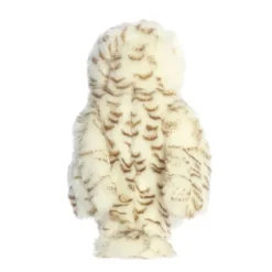 Realistic Stuffed Snowy Owl 15 Inch Miyoni Plush by Aurora