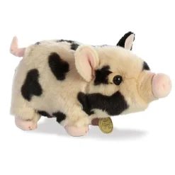 Realistic Stuffed Spotted Potbellied Pig 10 In. Miyoni Plush by Aurora