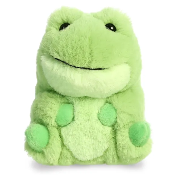 Riberto the Stuffed Frog 5 Inch Rolly Pet Plush by Aurora