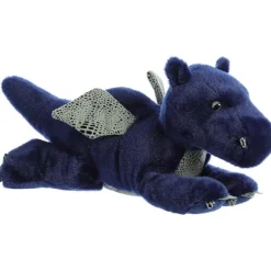 Sapphire the Stuffed Blue Dragon Flopsie by Aurora