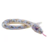 Shiny Blue Diamond Stuffed Snake 54 Inch Foilkins by Wild Republic