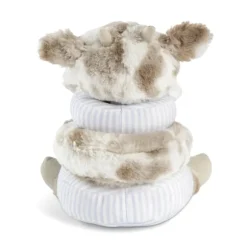 Stackable Rings Plush Cow Baby Toy by Demdaco