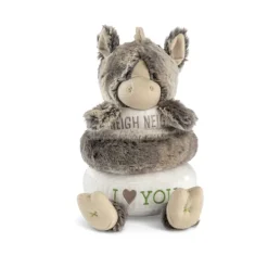 Stackable Rings Plush Horse Baby Toy by Demdaco